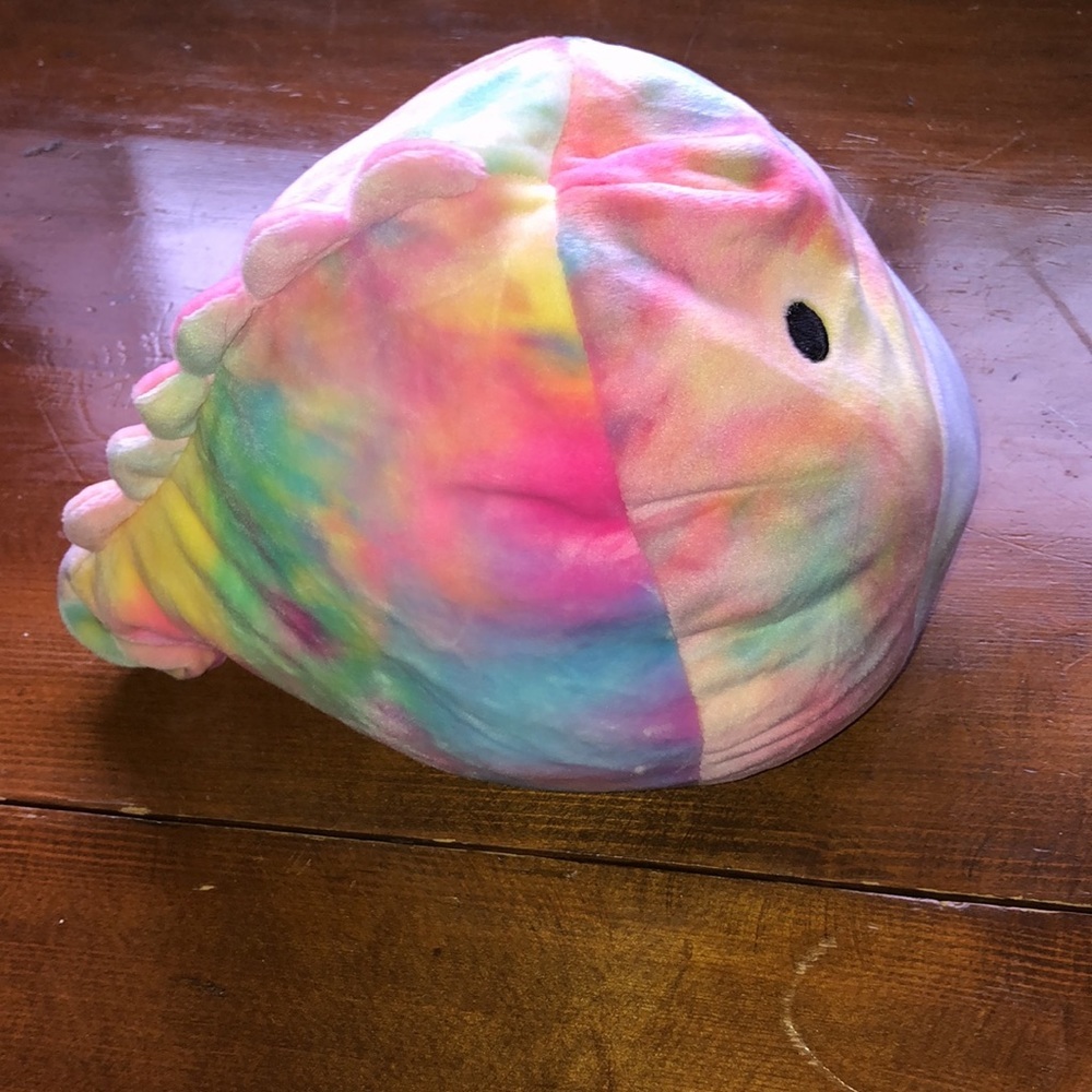 Squishmallows Dinosaur 7” Plush Pastel Tie Dye Happy & Light Blue Mad Gr… - Picture 5 of 10